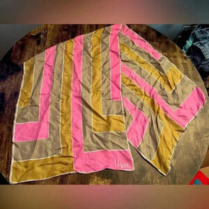 VINTAGE- Vera Neumann | ladies color block silk scarf.